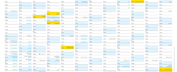 A1- und A4-Jahreskalender für Taxifahrer und Unternehmer zum Download