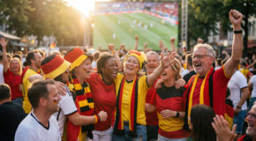 Public Viewing zur Fußball-WM: Hier warten potenzielle Fahrgäste