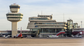 Flughafen Tegel: Dezentrale Vorfahrt gesperrt