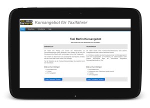 Taxikurse bei Taxi Berlin - jetzt online anmelden
