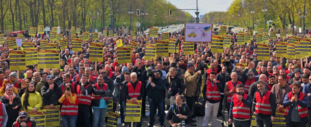 Vielen Dank für Ihre Unterstützung zur Taxi-Demo!