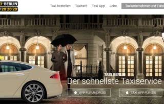Taxi Berlin Website