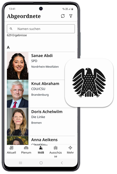 Deutscher-Bundestag-App-Suche